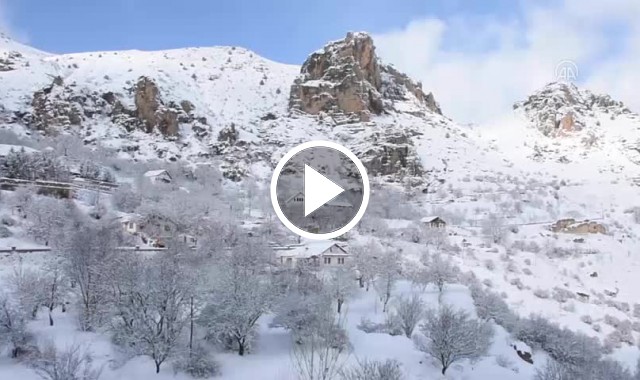 Gümüşhane’de yoğun kar yağışı! 124 köy yolu ulaşıma kapandı